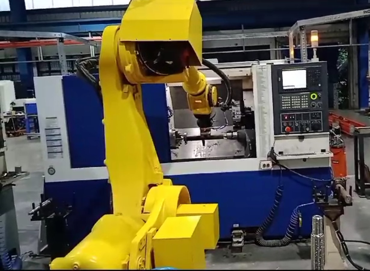 CNC Machine Tending Robot Cell